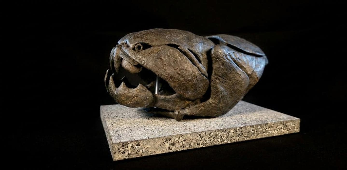 Dunkleosteus Skull Fossil Replica 20 cm
