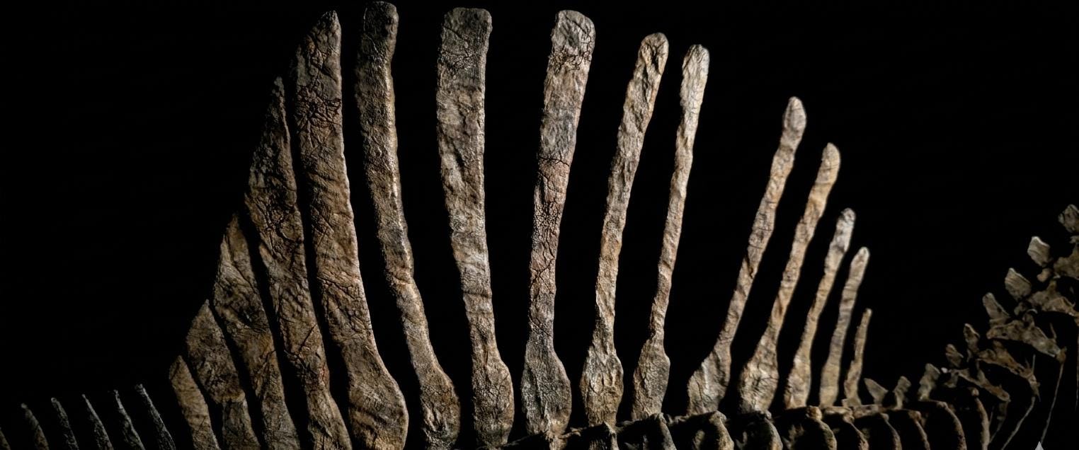 Massive 85cm Spinosaurus Skeleton Replica
