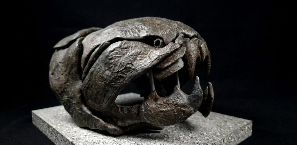 Dunkleosteus Skull Fossil Replica 20 cm