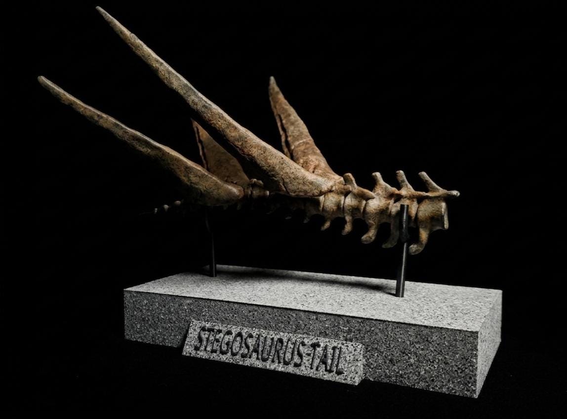 Stegosaurus Tail Replica 22cm