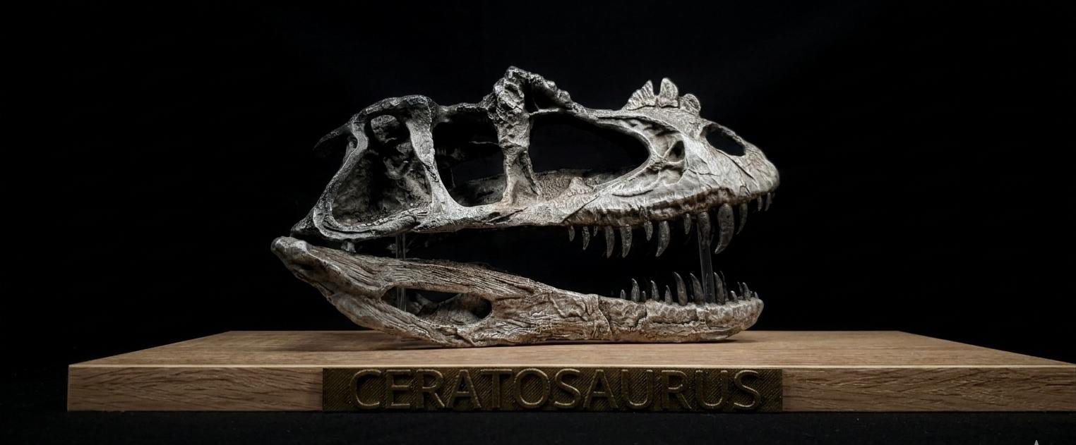 CERATOSAURUS Skull Replica 40 cm