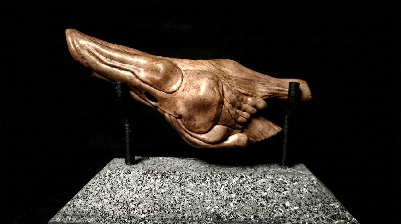 Velociraptor Cassa Risonanza Replica 17cm