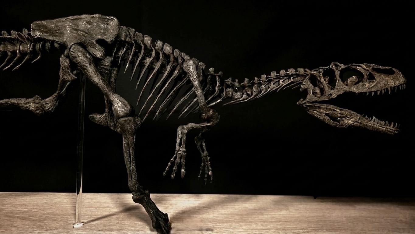 Running Allosaurus Skeleton 85cm