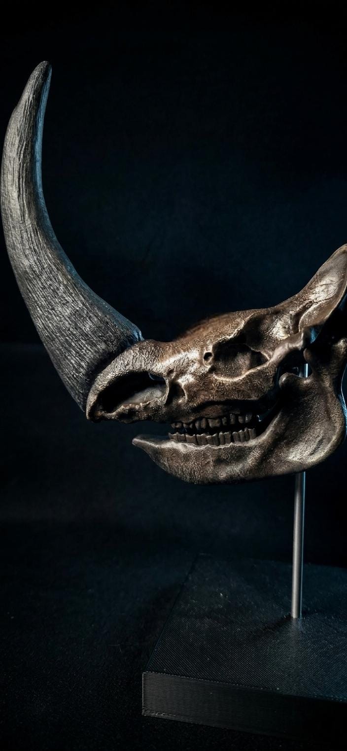 Woolly Rhino | Replica Cranio (25 cm)
