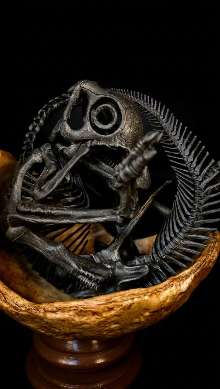 Maiasaura Peeblesorum | Replica Embrione e Uovo 20 cm